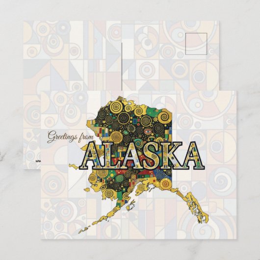 Groeten uit Alaska Briefkaart (Voorkant / Achterkant)