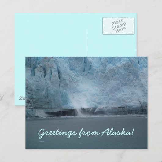 Groeten uit Alaska! Briefkaart (Voorkant / Achterkant)