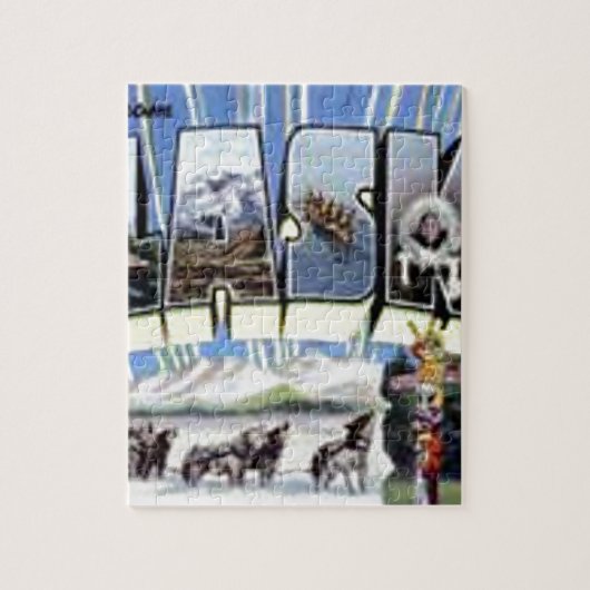 Groeten uit Alaska Legpuzzel (Verticaal)
