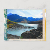 Groeten uit Alaska - Symphony Lake Briefkaart (Voorkant)