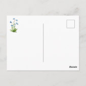  Groeten uit Alaska Vergeet me niet Briefkaart (Achterkant)