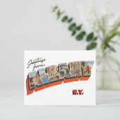Groeten uit Albany New York Briefkaart (Staand voorkant)