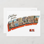 Groeten uit Albany New York Briefkaart (Voorkant / Achterkant)