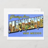 groeten uit Albuquerque, New Mexico Briefkaart (Voorkant / Achterkant)