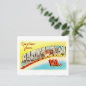 groeten uit Alexandria, Virginia Briefkaart (Staand voorkant)