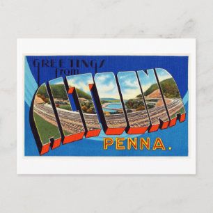  groeten uit Altoona, Pennsylvania Briefkaart