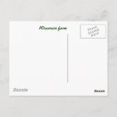 Groeten uit Amerika Dairyland... Briefkaart (Achterkant)