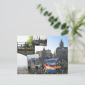 Groeten uit Amsterdam Briefkaart (Staand voorkant)