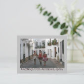 Groeten uit Andalusië, Spanje Briefkaart (Staand voorkant)