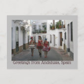 Groeten uit Andalusië, Spanje Briefkaart (Voorkant)