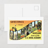  groeten uit Annapolis, Maryland Briefkaart (Voorkant / Achterkant)