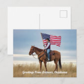 Groeten uit Ardmore, Oklahoma Briefkaart (Voorkant / Achterkant)