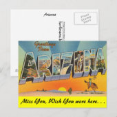 Groeten uit Arizona Briefkaart (Voorkant / Achterkant)