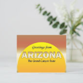 Groeten uit Arizona Briefkaart (Staand voorkant)