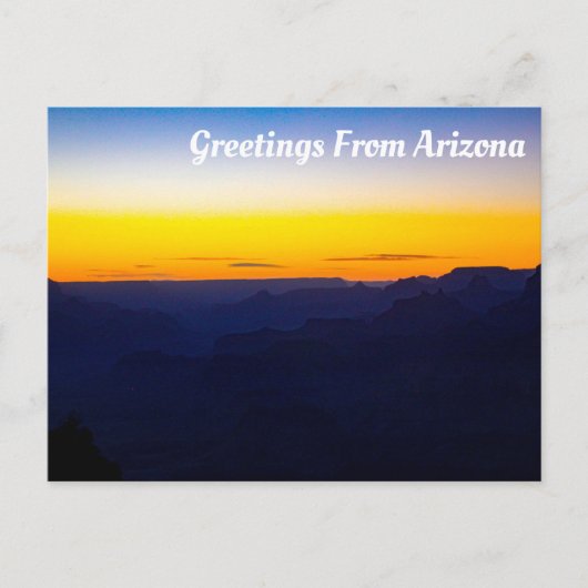 Groeten uit Arizona Briefkaart (Voorkant)