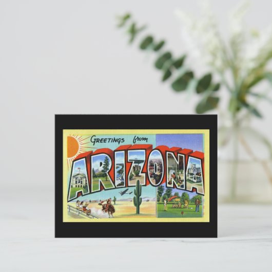 Groeten uit Arizona Briefkaart (Staand voorkant)