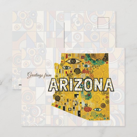 Groeten uit Arizona Briefkaart (Voorkant / Achterkant)
