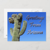 Groeten uit Arizona Briefkaart (Voorkant / Achterkant)