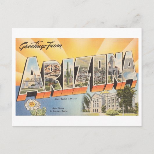 Groeten uit Arizona Briefkaart (Voorkant)