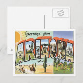Groeten uit Arizona Briefkaart (Voorkant / Achterkant)