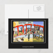 Groeten uit Arizona  briefkaart (Voorkant / Achterkant)