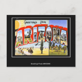 Groeten uit Arizona  briefkaart (Voorkant)