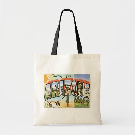 Groeten uit Arizona Canvas tas (Voorkant)