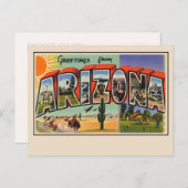Groeten uit Arizona Large Letter Briefkaart (Voorkant / Achterkant)