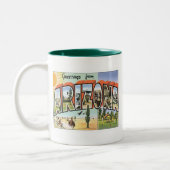 Groeten uit Arizona Tweekleurige Koffiemok (Links)