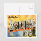 Groeten uit Arizona Vintage Travel Briefkaart (Voorkant / Achterkant)