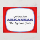 Groeten uit Arkansas Briefkaart (Voorkant)