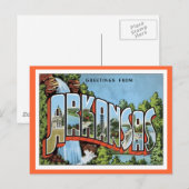 Groeten uit Arkansas Briefkaart (Voorkant / Achterkant)