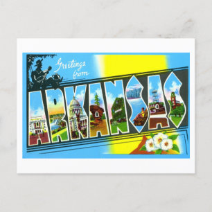 groeten uit Arkansas Briefkaart
