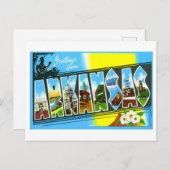  groeten uit Arkansas Briefkaart (Voorkant / Achterkant)