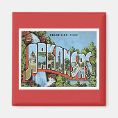 Groeten uit Arkansas Magneet (Voorkant)