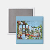 Groeten uit Arkansas Magneet (Voorkant / Achterkant)