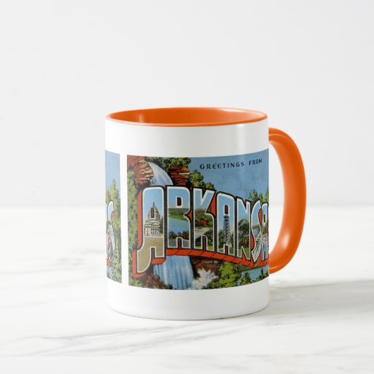 Groeten uit Arkansas Mok (Voorkant rechts)