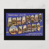 Groeten uit Arkansas Ozarks Briefkaart (Voorkant)