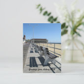 Groeten uit Asbury Park Boardwalk Briefkaart (Staand voorkant)