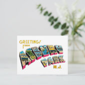 Groeten uit Asbury Park New Jersey Briefkaart (Staand voorkant)