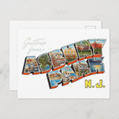 Groeten uit Asbury Park New Jersey Briefkaart (Voorkant / Achterkant)