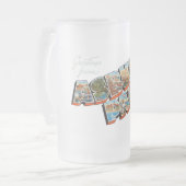 Groeten uit Asbury Park New Jersey Matglas Bierpul (Voorkant links)