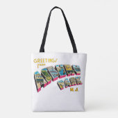 Groeten uit Asbury Park New Jersey Tote Bag (Achterkant)