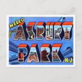 Groeten uit Asbury Park, New Jersey Travel Briefkaart (Voorkant)