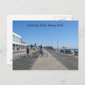 Groeten uit Asbury Park, NJ Briefkaart (Voorkant / Achterkant)