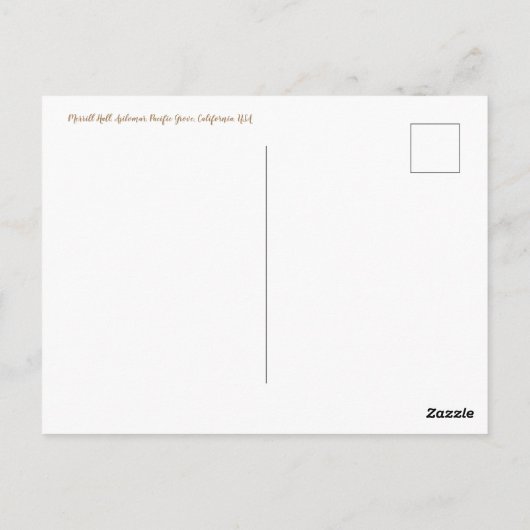 Groeten uit Asilimar! Briefkaart (Achterkant)