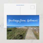Groeten uit Asilomar. Briefkaart (Voorkant / Achterkant)