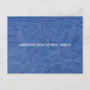 GROETEN UIT ATHENE, GRIEKENLAND BRIEFKAART