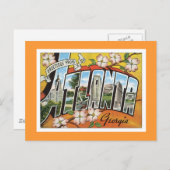 Groeten uit Atlanta Briefkaart (Voorkant / Achterkant)