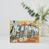 Groeten uit Atlanta Briefkaart (Staand voorkant)